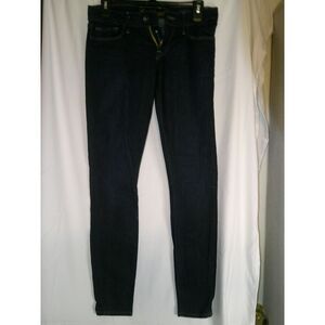 Lucky Legend‎ Dark Wash Skinny Jeans with Ankle Zippers Size 26